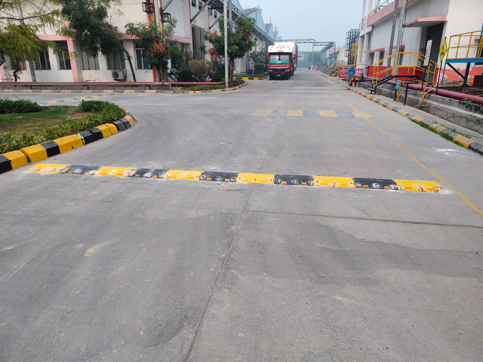 Road Speed Breaker Installation 1