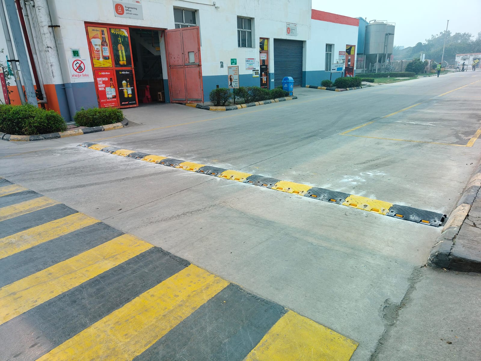 Road Speed Breaker Installation 2